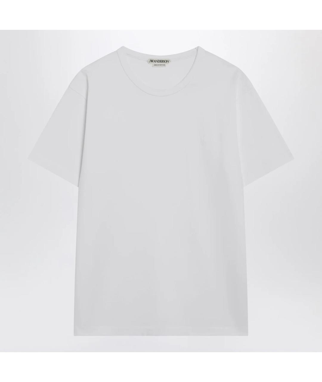 J.W.ANDERSON Белая хлопковая футболка, фото 3