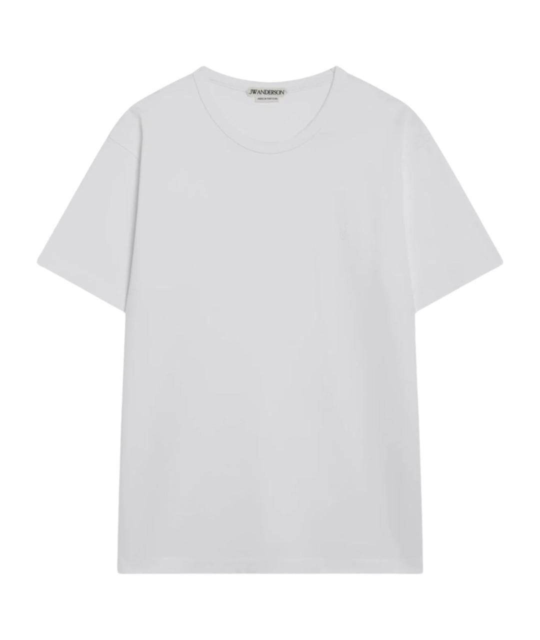 J.W.ANDERSON Белая хлопковая футболка, фото 1