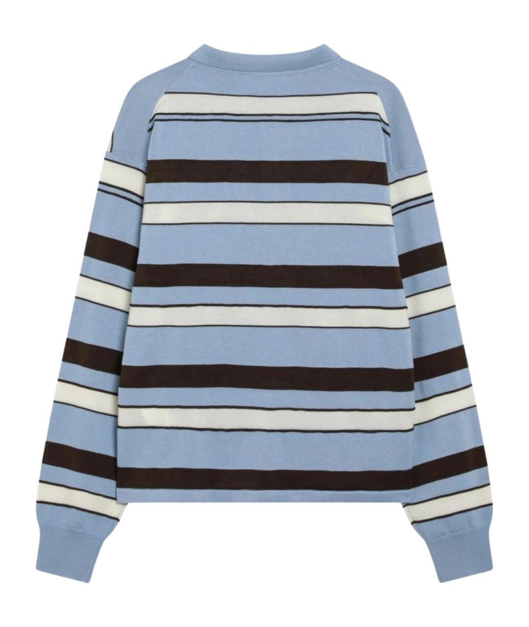 J.W.ANDERSON Мульти хлопко-шерстяное поло с длинным рукавом, фото 2