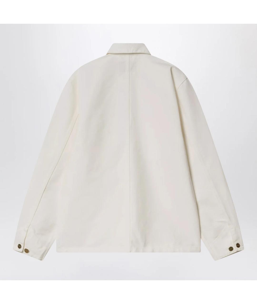 CARHARTT WIP Белая хлопковая куртка, фото 2