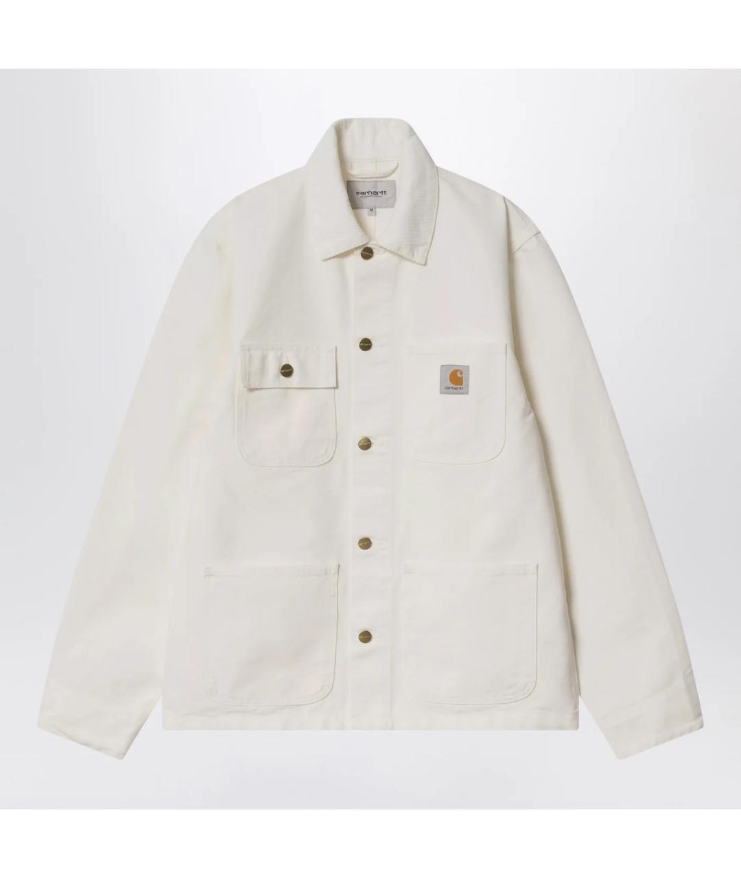 CARHARTT WIP Белая хлопковая куртка, фото 3