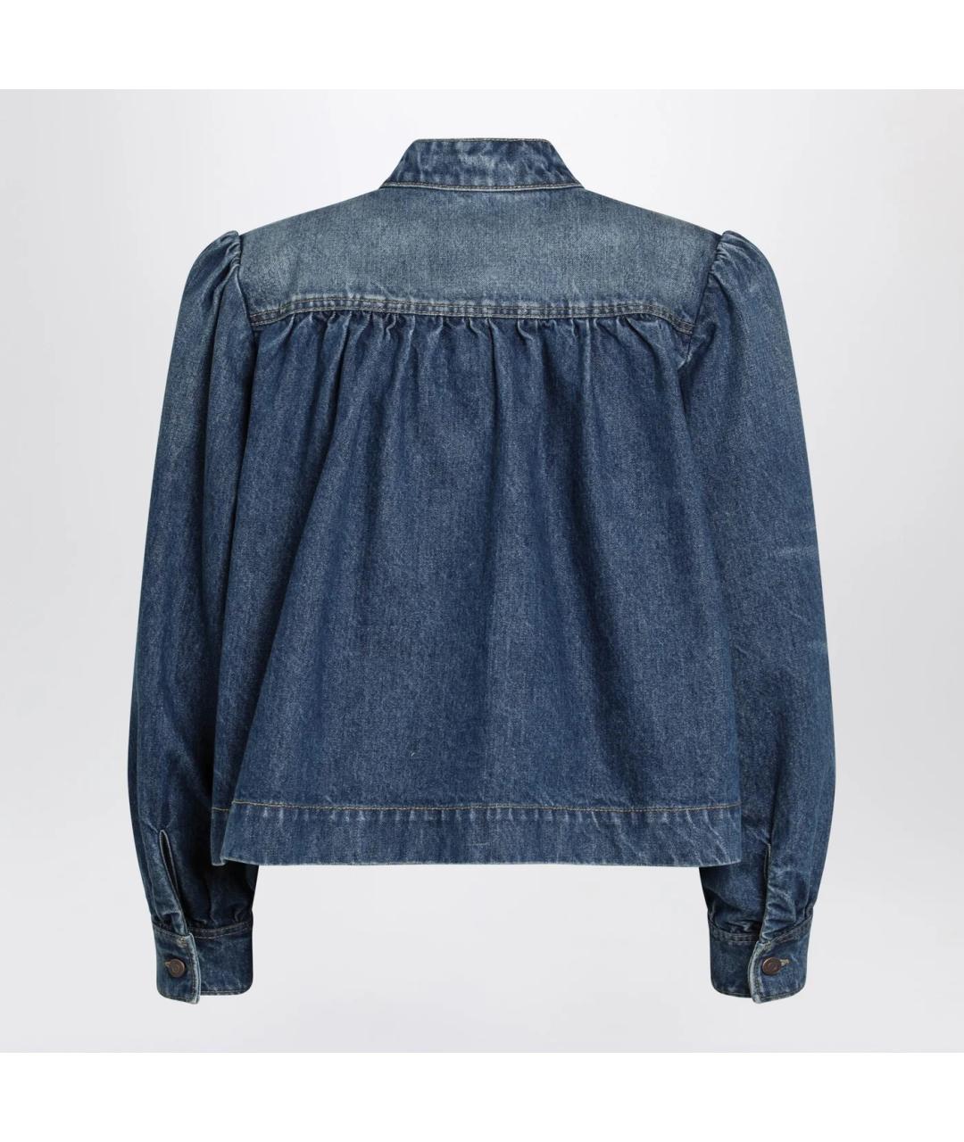 CHLOE Синяя хлопковая куртка, фото 2