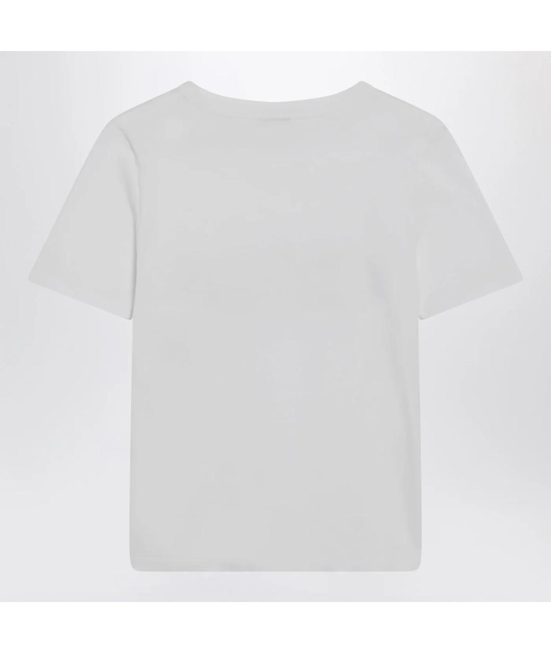 CHLOE Белая хлопковая футболка, фото 2