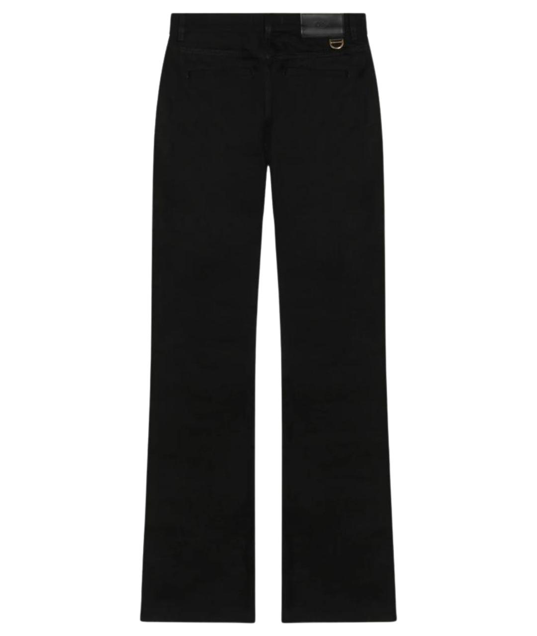 CHLOE Черные хлопковые прямые джинсы, фото 2