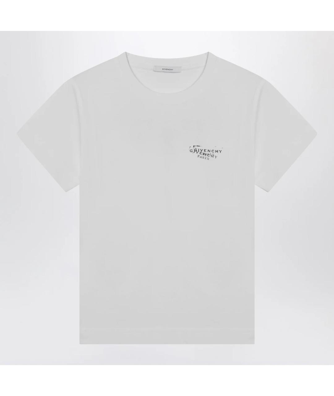 GIVENCHY Белая хлопковая футболка, фото 3