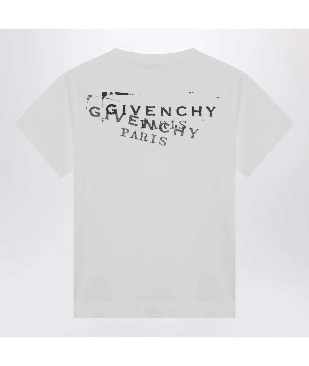 GIVENCHY Белая хлопковая футболка, фото 2