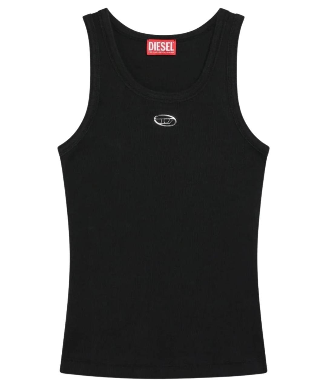 DIESEL Черная хлопковая майка, фото 1