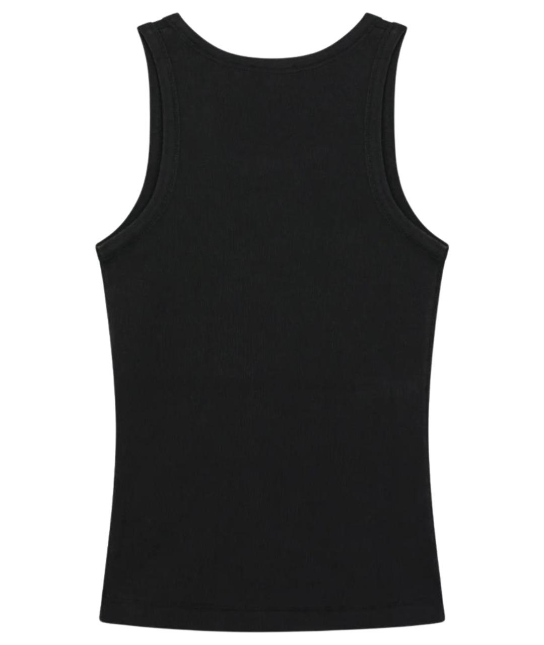 DIESEL Черная хлопковая майка, фото 2