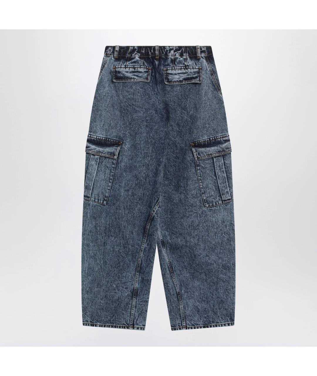 ALAIA Синие хлопковые прямые джинсы, фото 2