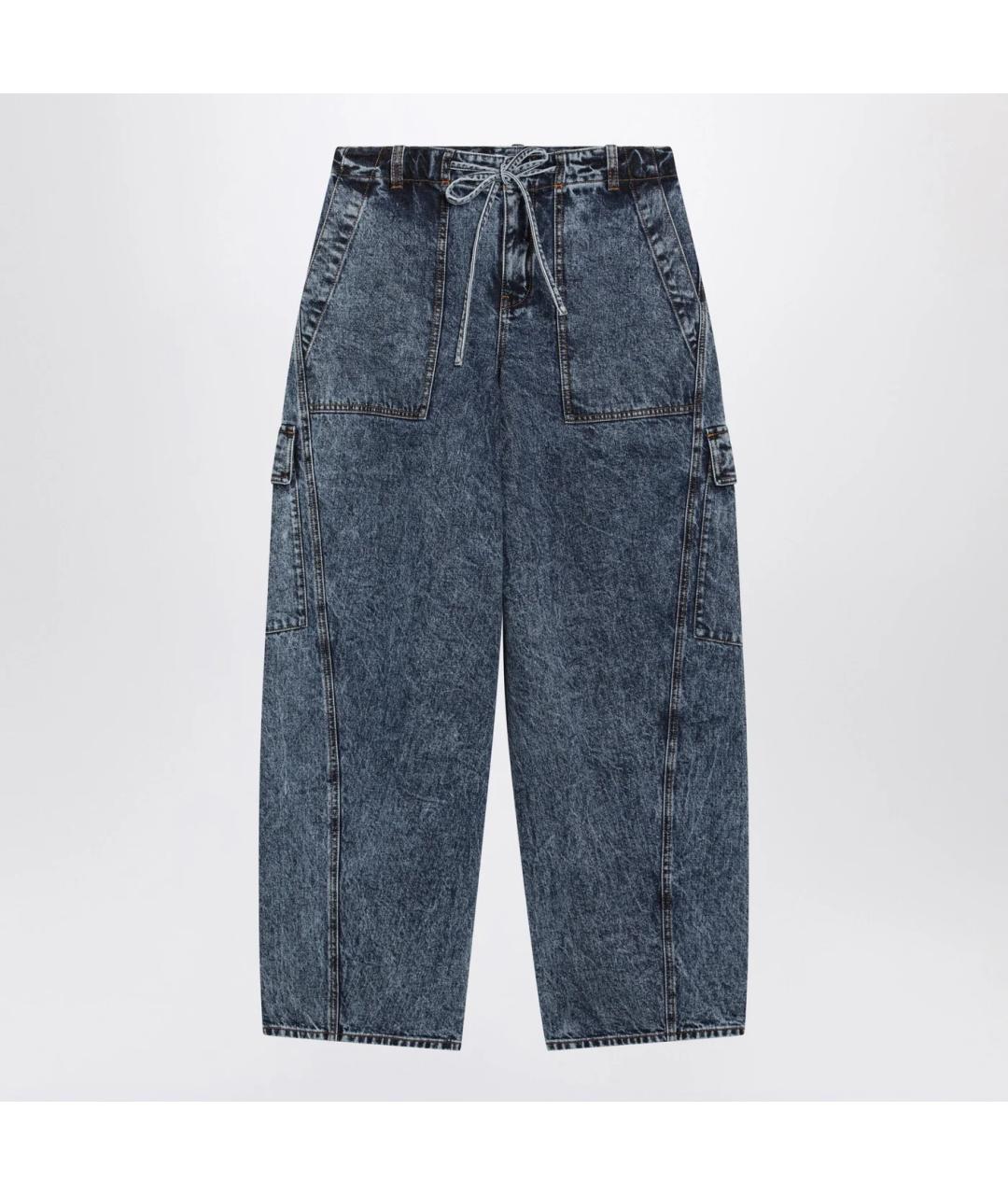 ALAIA Синие хлопковые прямые джинсы, фото 3