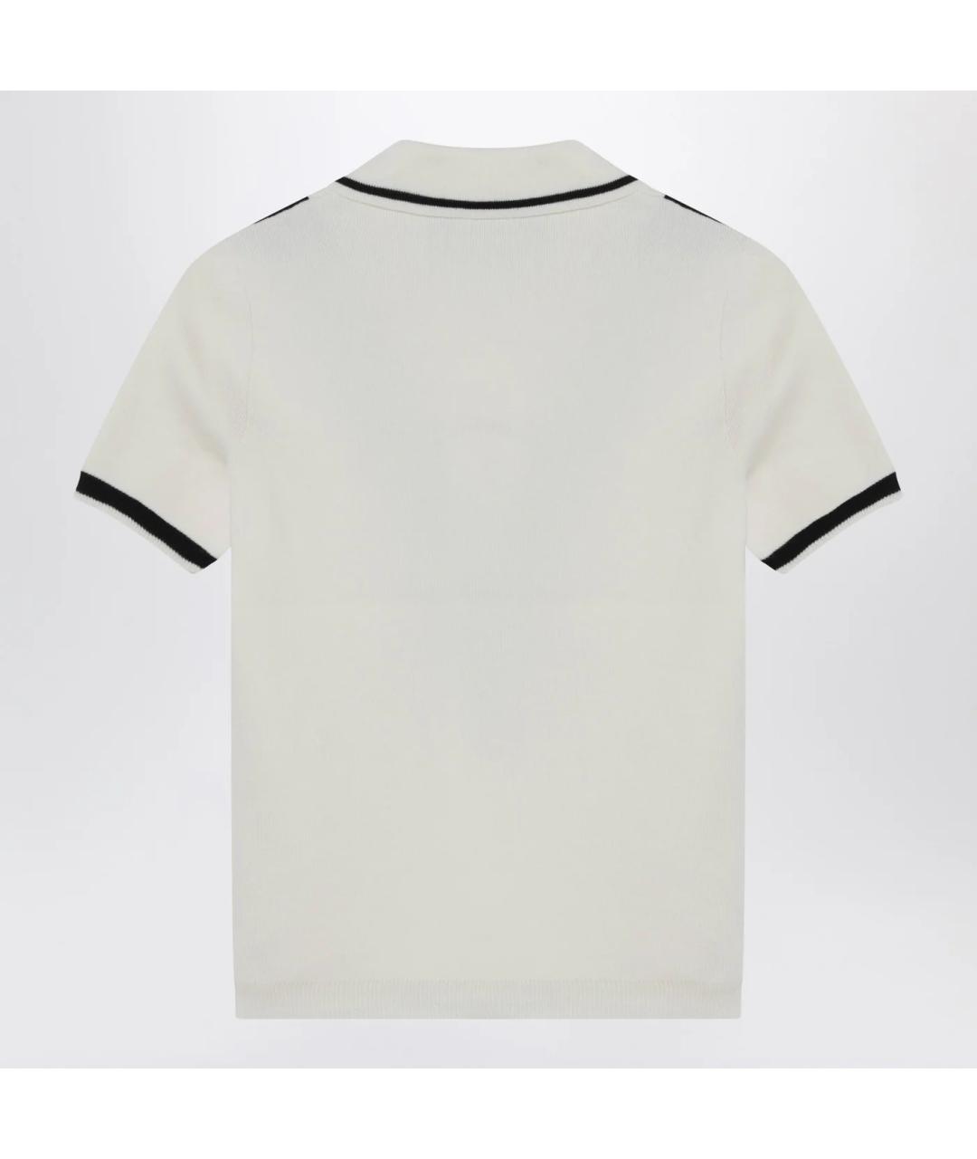 VALENTINO Белая хлопковая футболка, фото 2