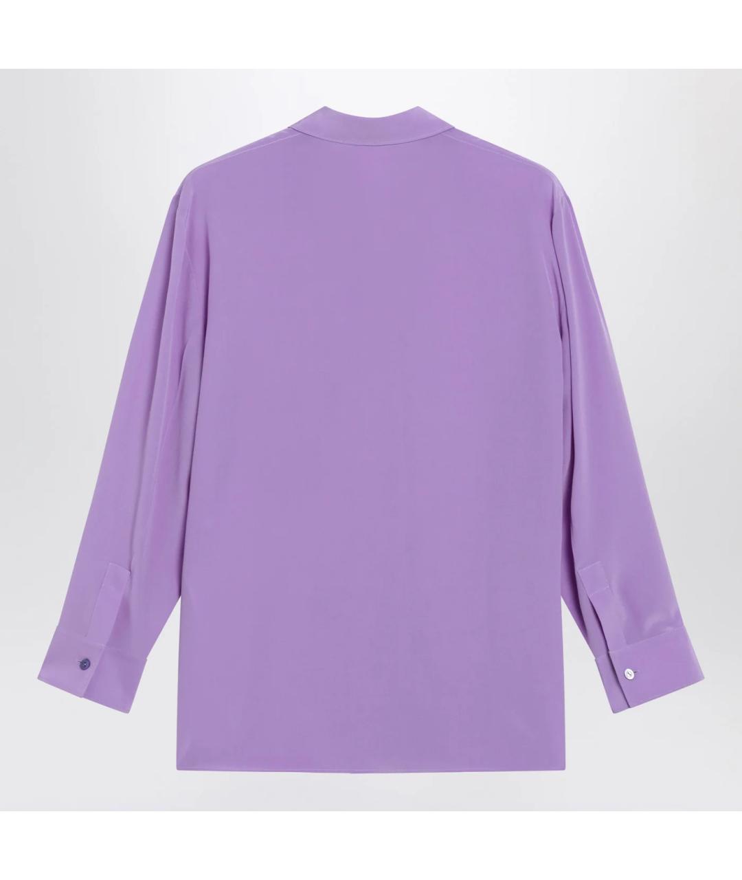 GUCCI Фиолетовая шелковая рубашка, фото 2