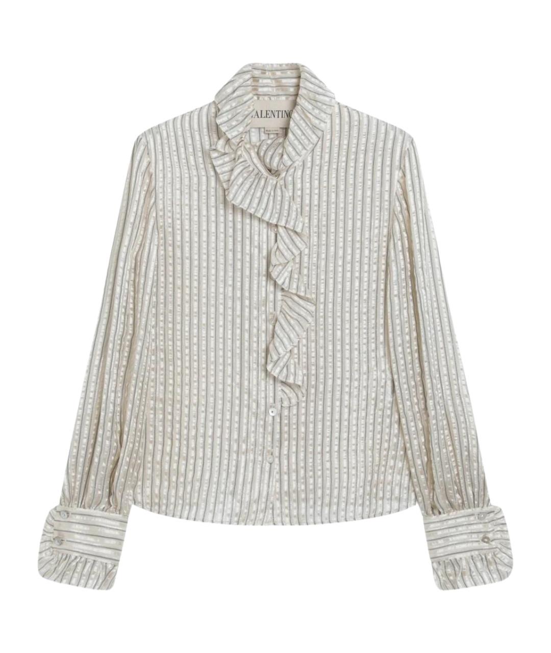 VALENTINO Мульти шелковая блузы, фото 1