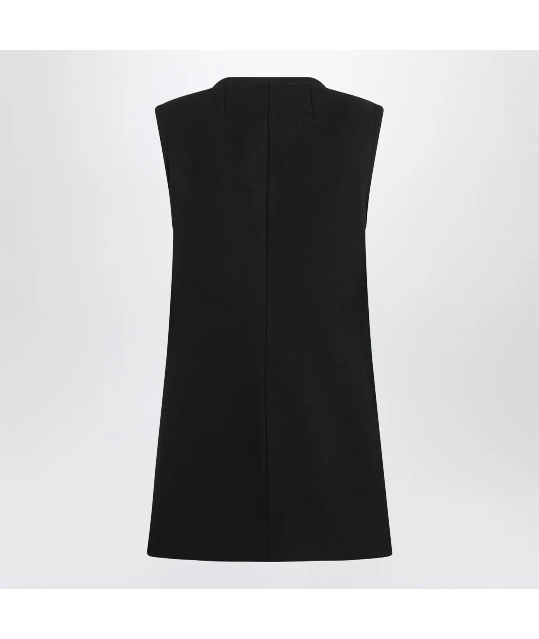 GUCCI Черный вискозный жилет, фото 2