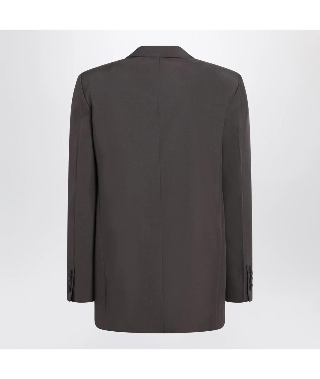 GUCCI Коричневый полиэстеровый пиджак, фото 2