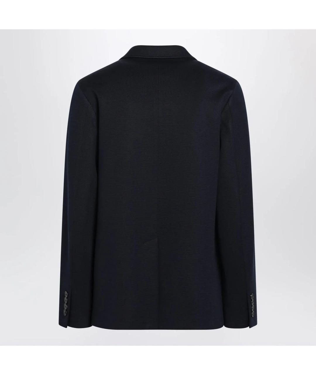 GUCCI Темно-синий хлопковый пиджак, фото 2