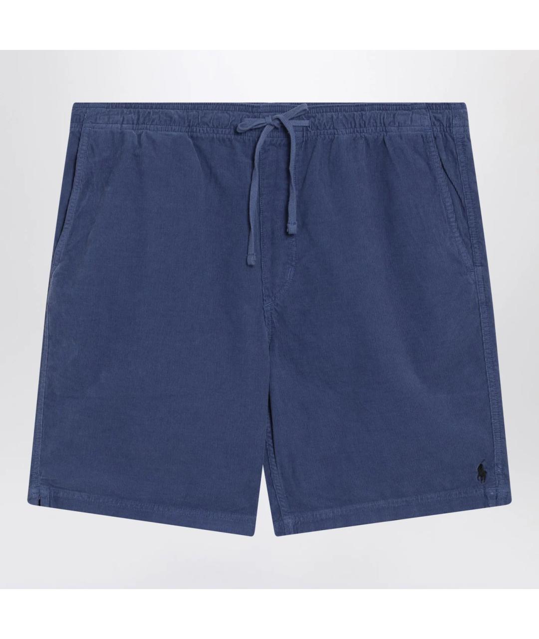POLO RALPH LAUREN Синие хлопковые шорты, фото 3