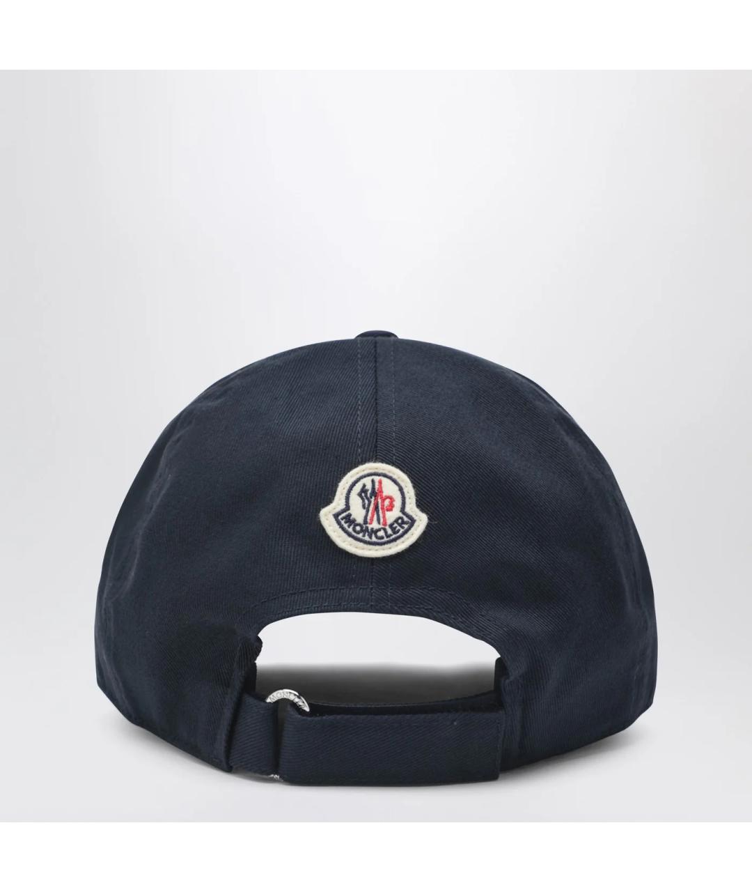 MONCLER Синяя хлопковая кепка/бейсболка, фото 2