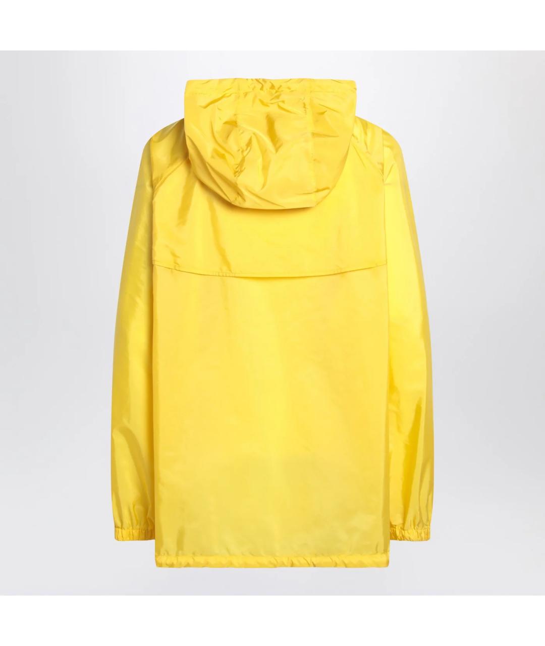 PRADA Желтая синтетическая куртка, фото 2