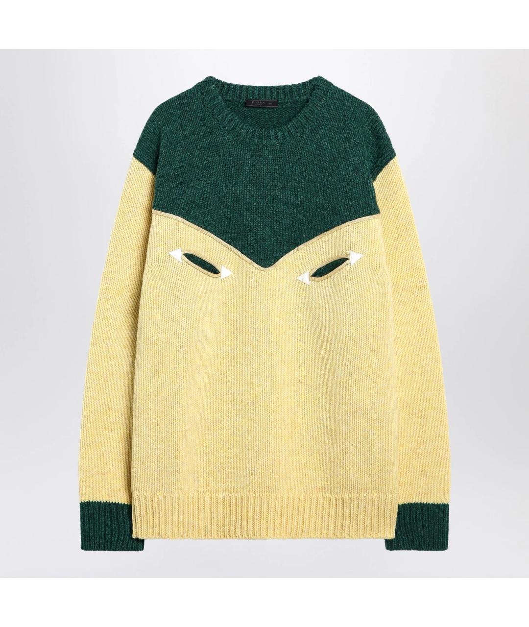 PRADA Мульти шерстяной джемпер / свитер, фото 3