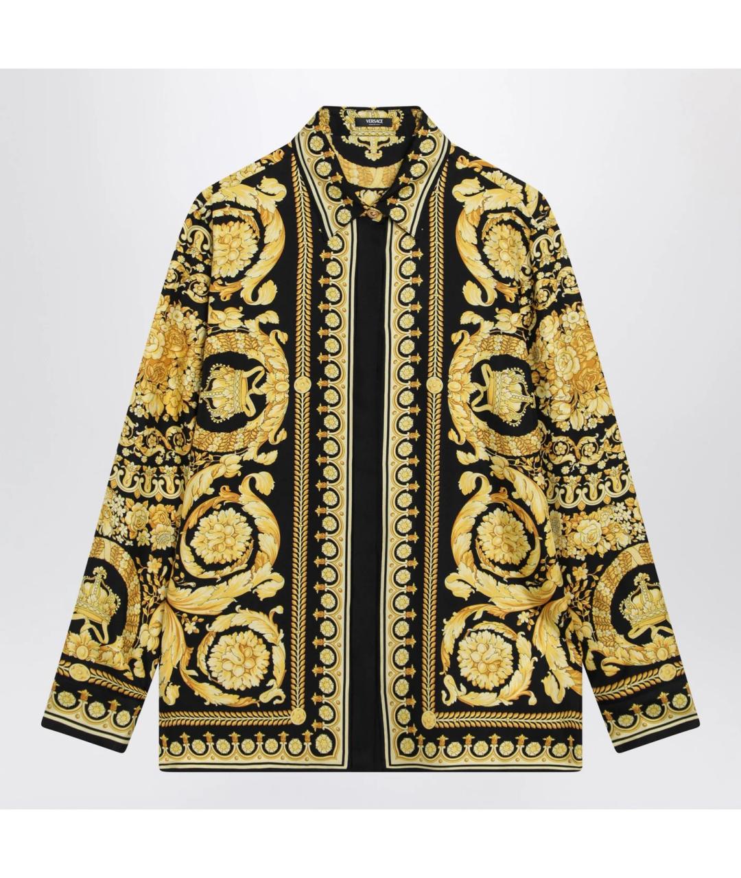 VERSACE Мульти шелковая рубашка, фото 3