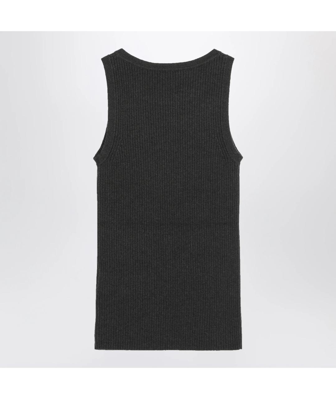 'S MAX MARA Зеленая шерстяная майка, фото 2