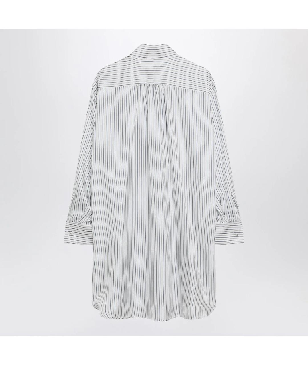 MAX MARA Белая шелковая рубашка, фото 2