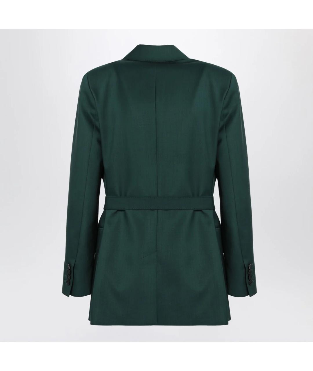 MAX MARA Зеленый шерстяной жакет/пиджак, фото 2