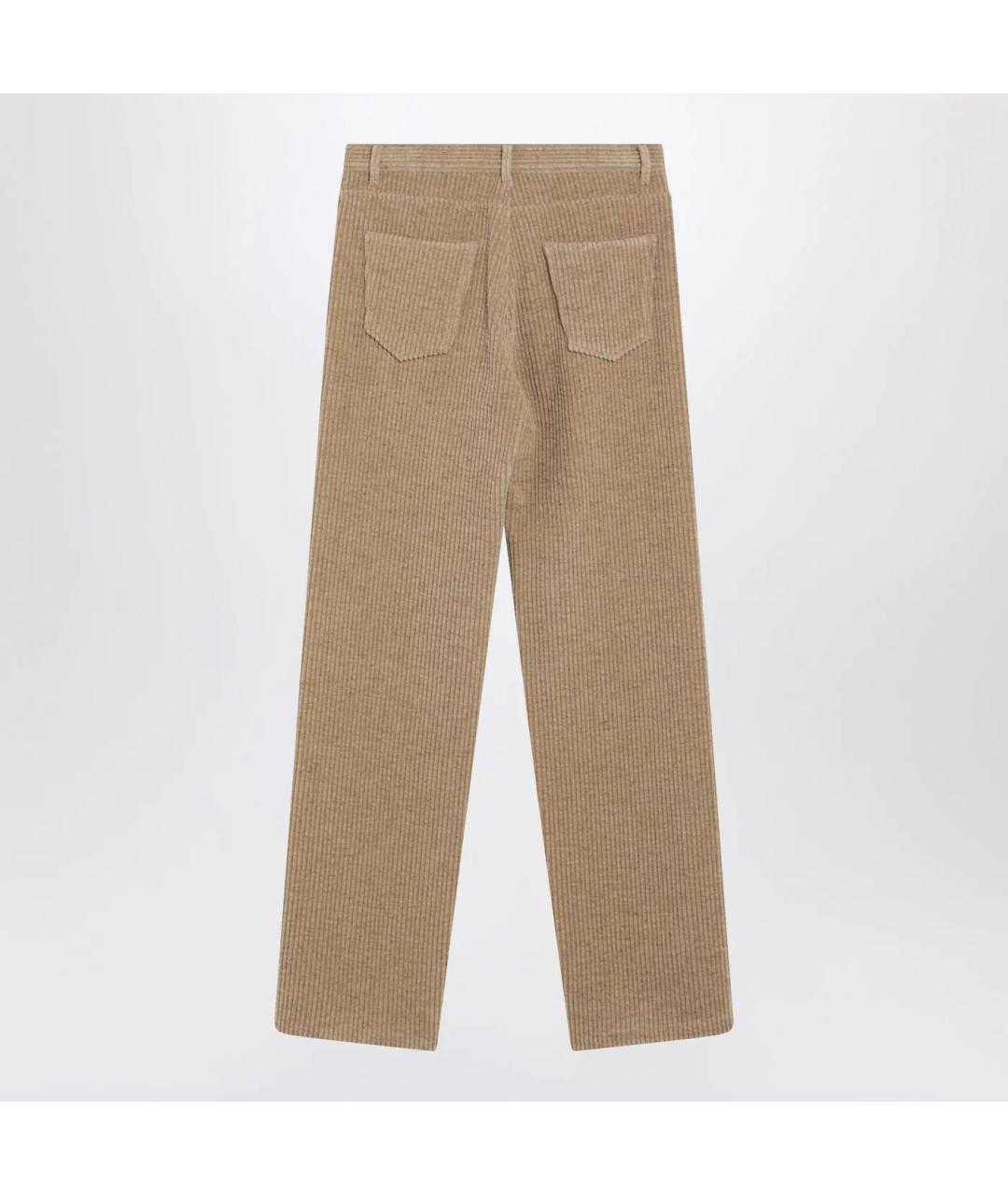 THE ROW Бежевые хлопковые прямые джинсы, фото 2