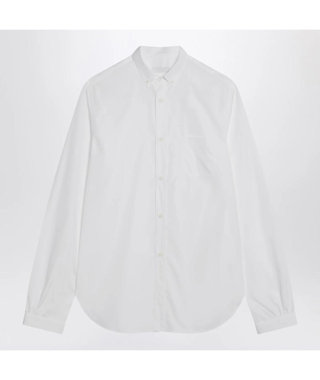 PRADA Белая хлопковая классическая рубашка, фото 3