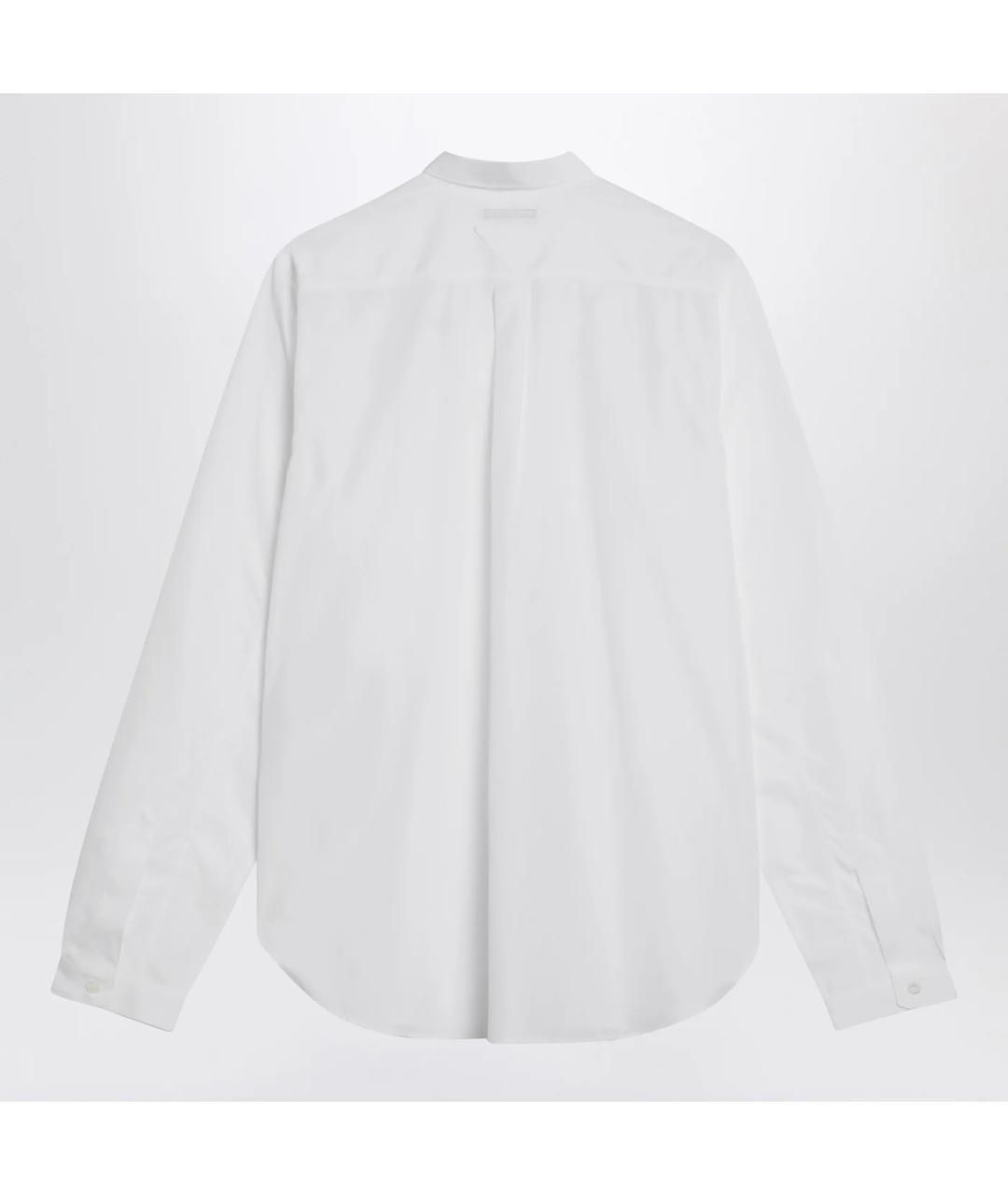PRADA Белая хлопковая классическая рубашка, фото 2