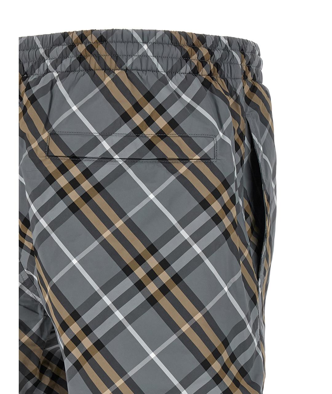 BURBERRY Мульти полиамидовые шорты, фото 4