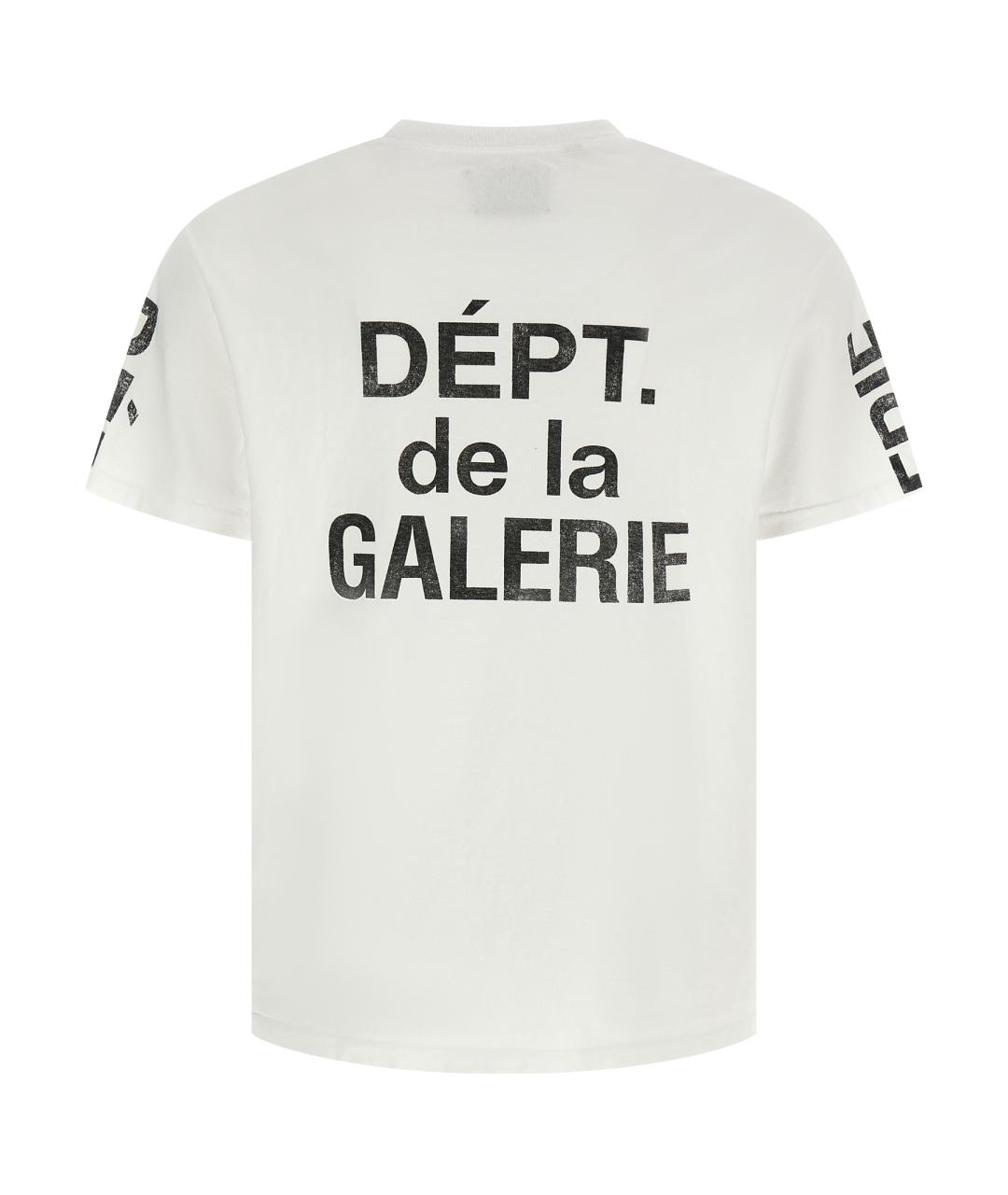 Gallery Dept Белая хлопковая футболка, фото 2