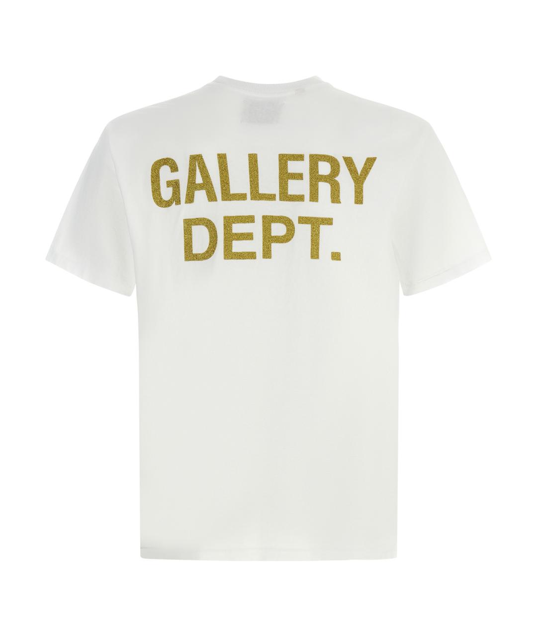 Gallery Dept Белая хлопковая футболка, фото 2
