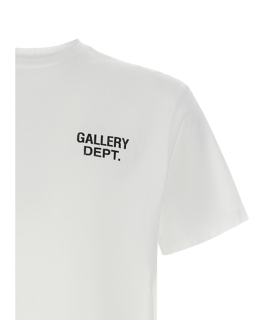 Gallery Dept Белая хлопковая футболка, фото 3