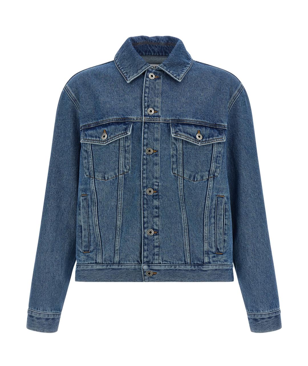 LOEWE Синяя хлопковая куртка, фото 1