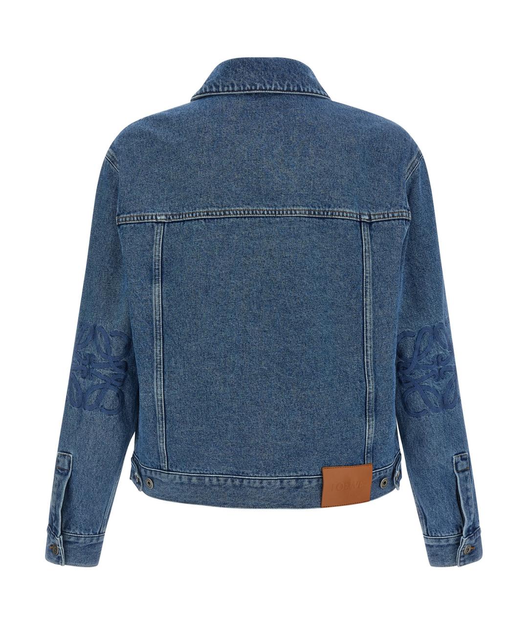 LOEWE Синяя хлопковая куртка, фото 2