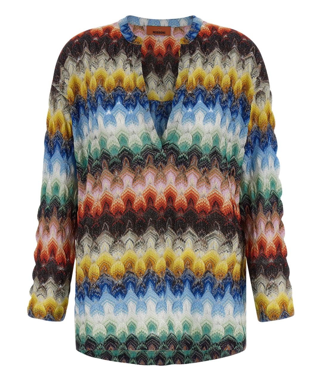 MISSONI Мульти вискозная блузы, фото 1