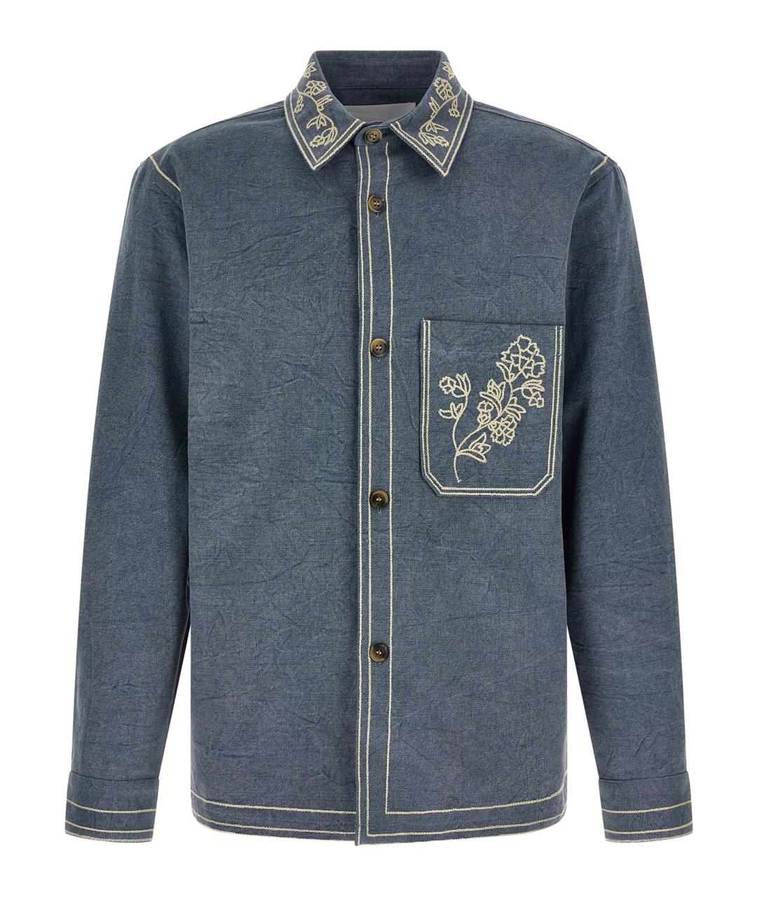 ISABEL MARANT Синяя хлопковая кэжуал рубашка, фото 1