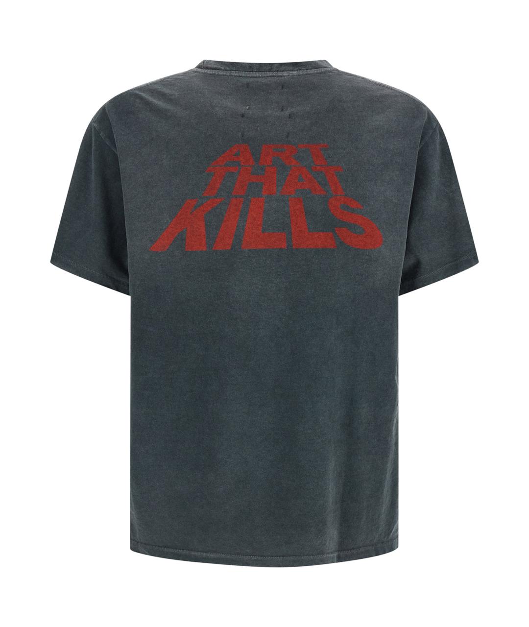 Gallery Dept Серая хлопковая футболка, фото 2