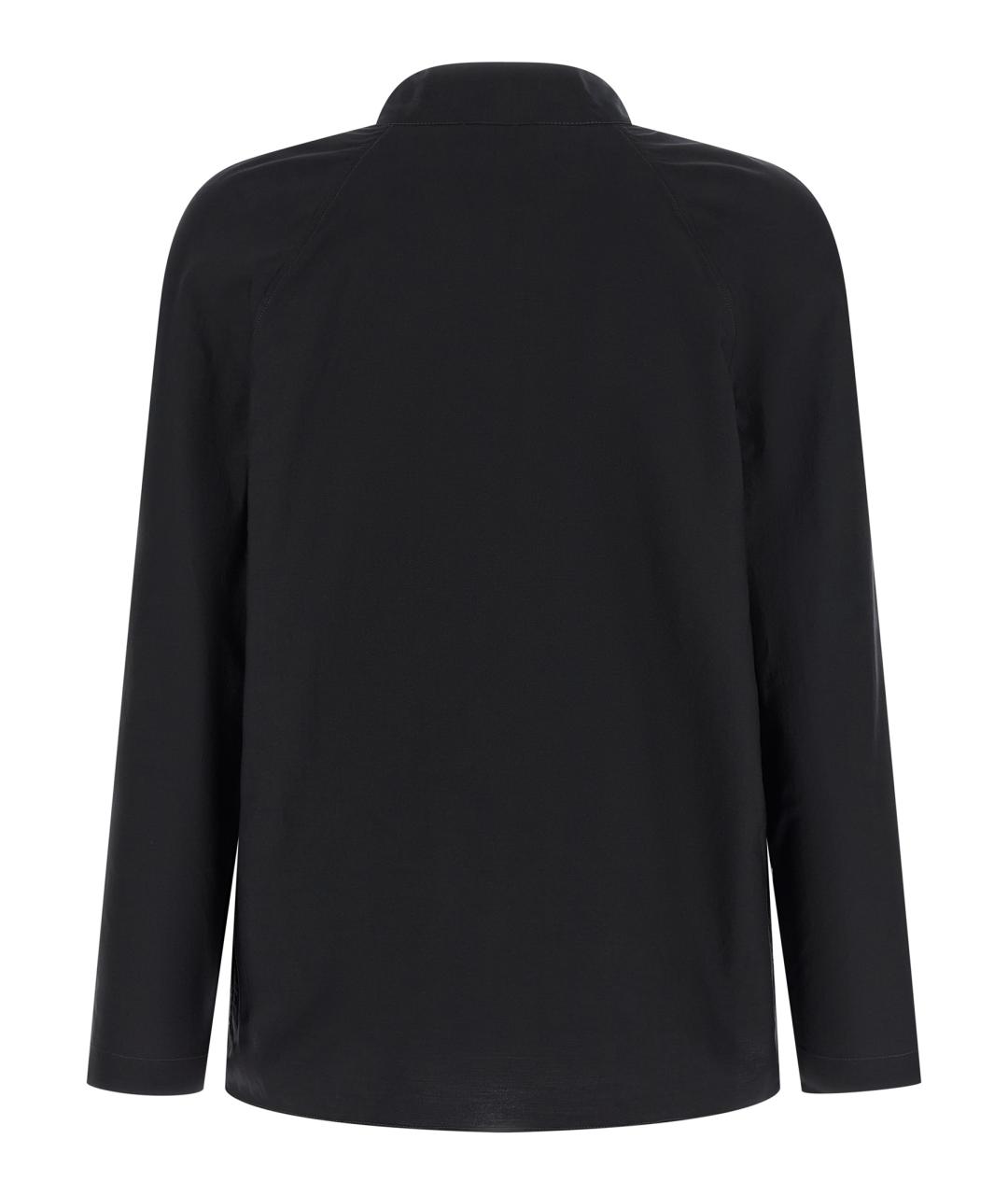 LEMAIRE Черная хлопковая блузы, фото 3