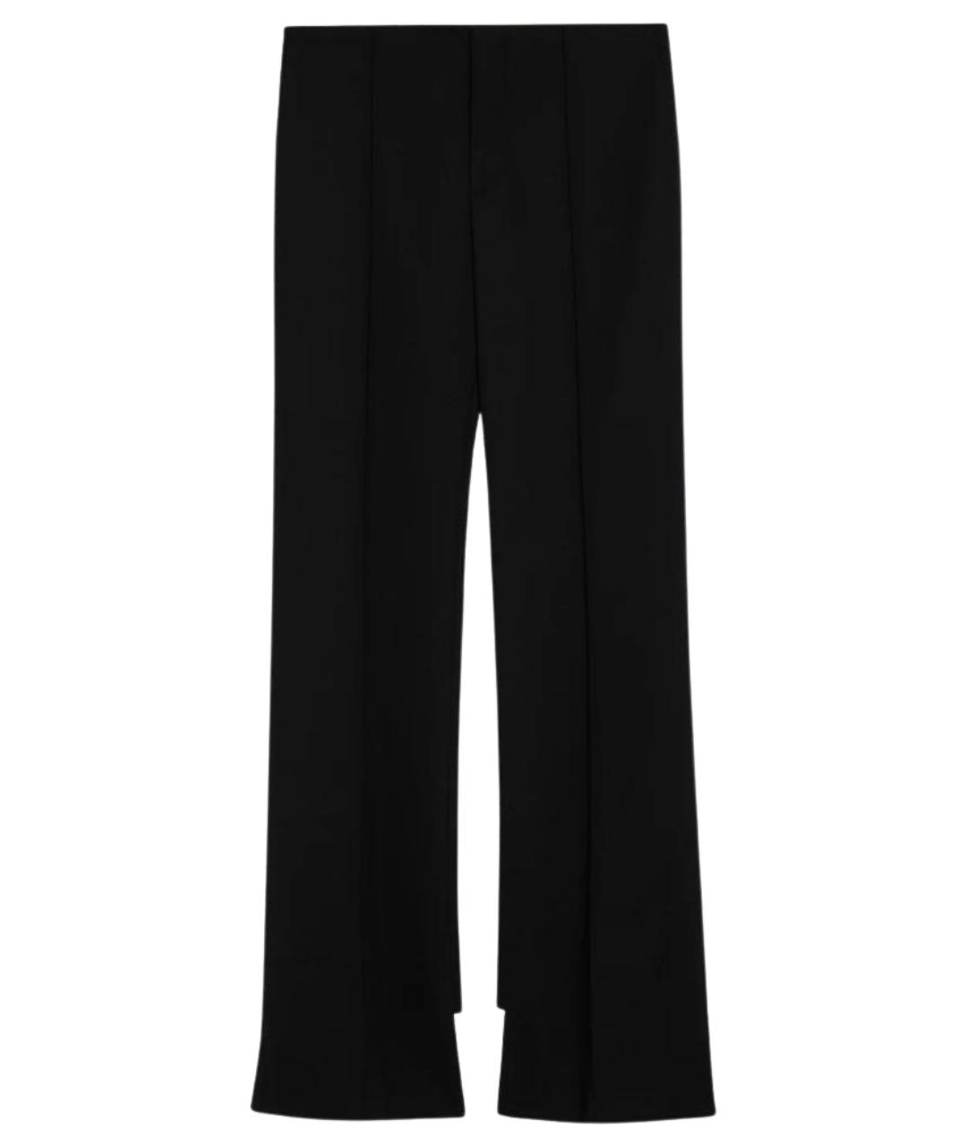CHLOE Черные шерстяные прямые брюки, фото 1