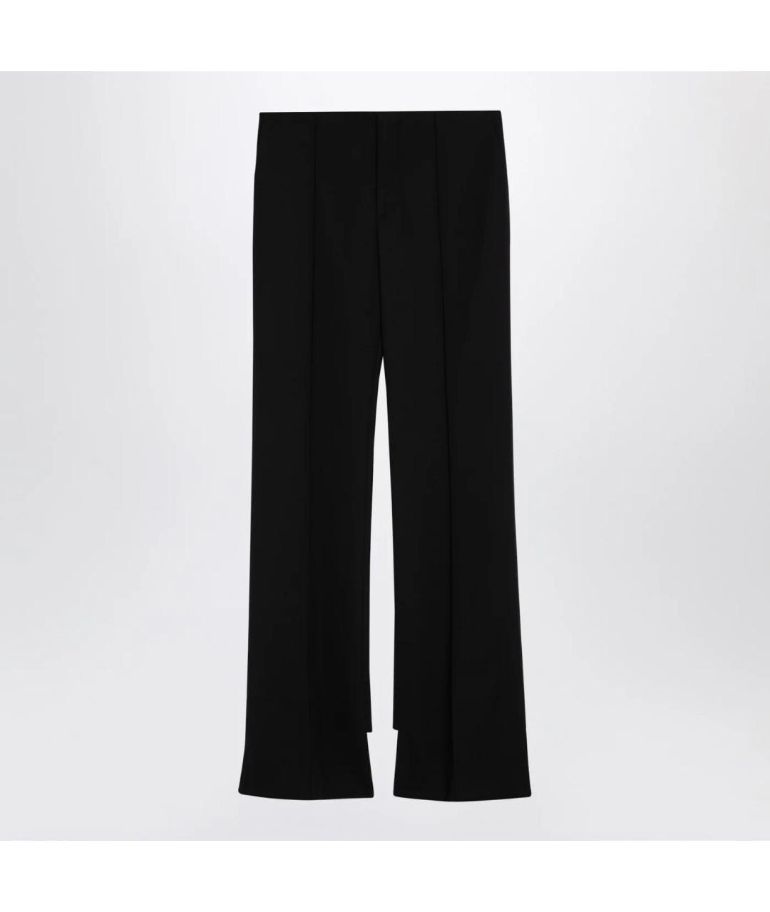 CHLOE Черные шерстяные прямые брюки, фото 3