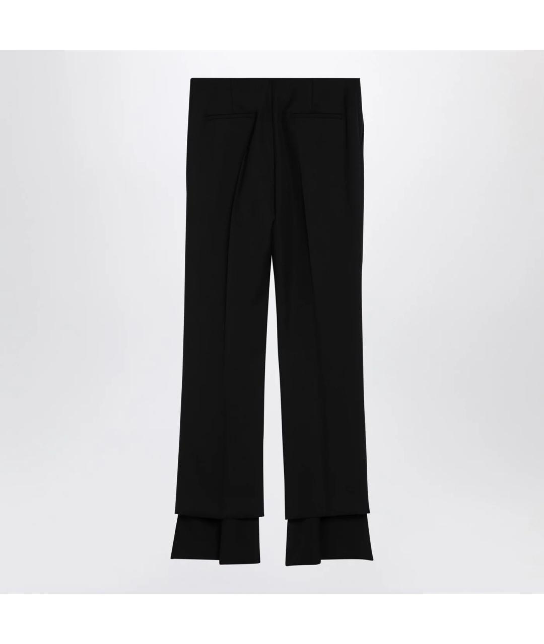 CHLOE Черные шерстяные прямые брюки, фото 2