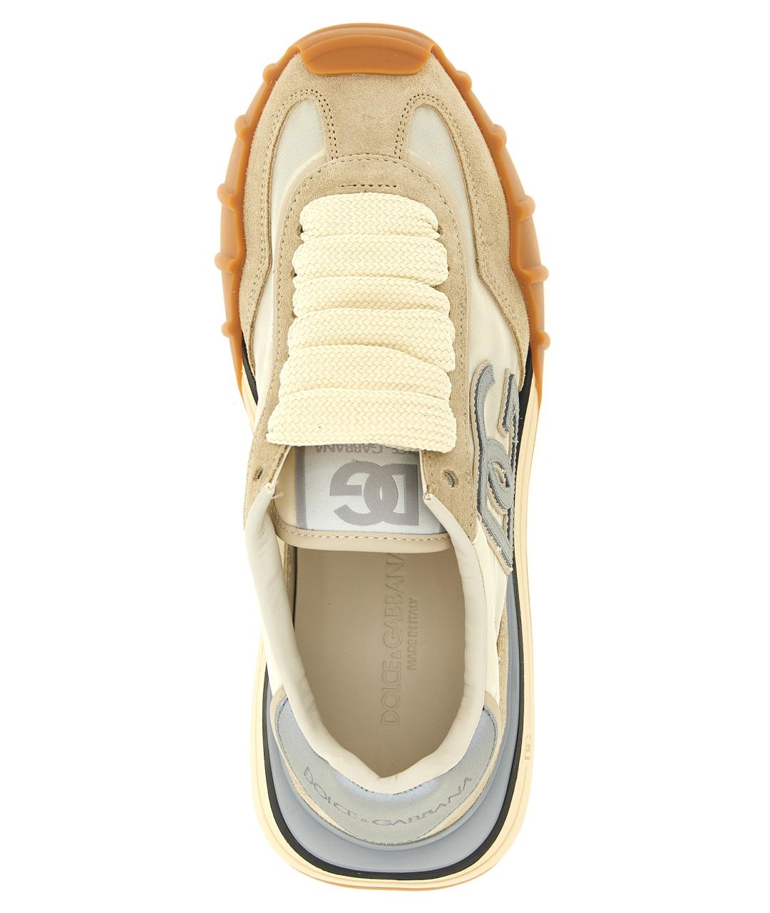 DOLCE&GABBANA Мульти текстильные кроссовки, фото 4