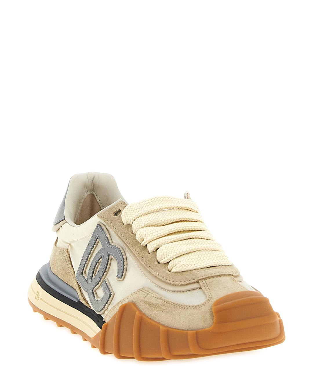 DOLCE&GABBANA Мульти текстильные кроссовки, фото 2