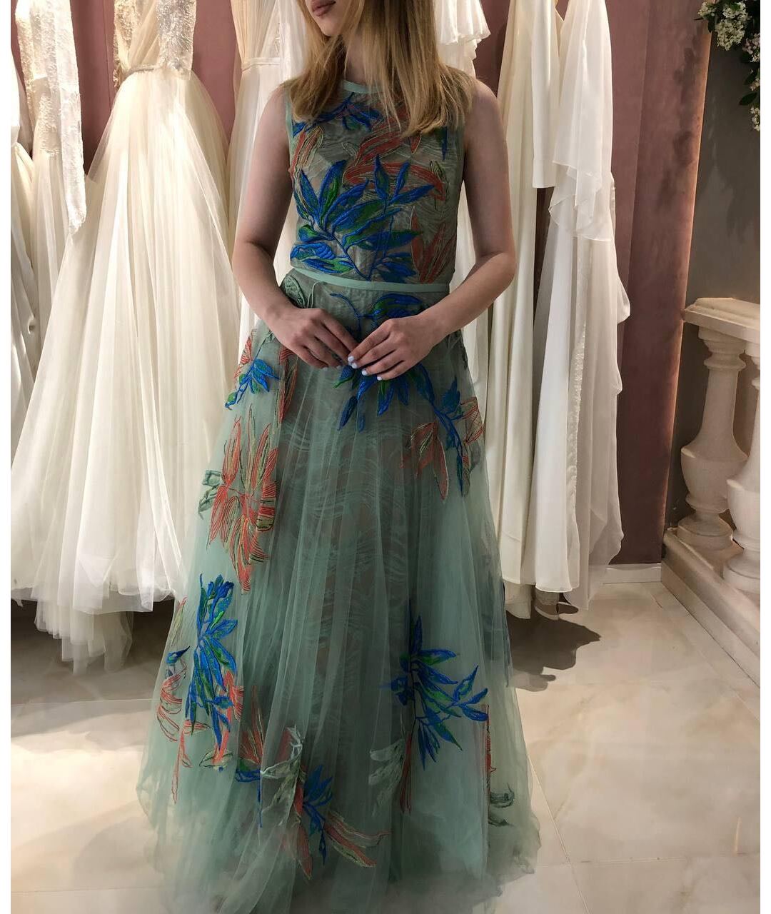 ELIE SAAB Мульти сетчатое вечернее платье, фото 5