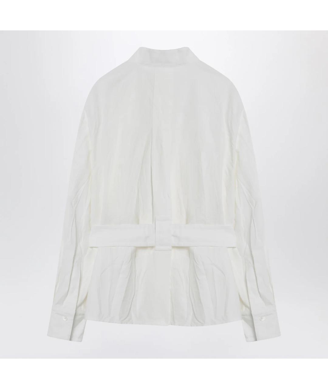 FERRAGAMO Белая хлопковая рубашка, фото 2