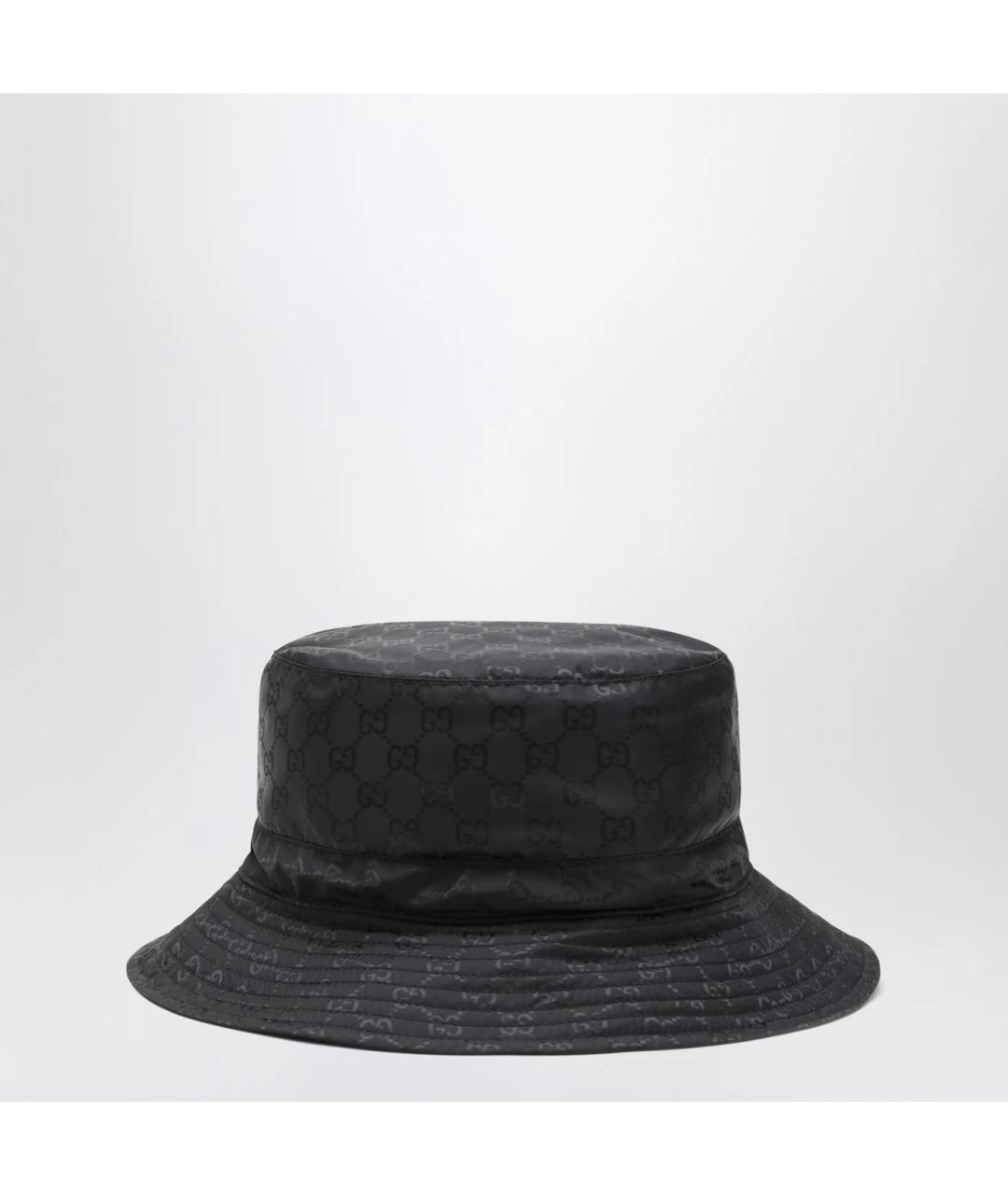 GUCCI Черная синтетическая панама, фото 3