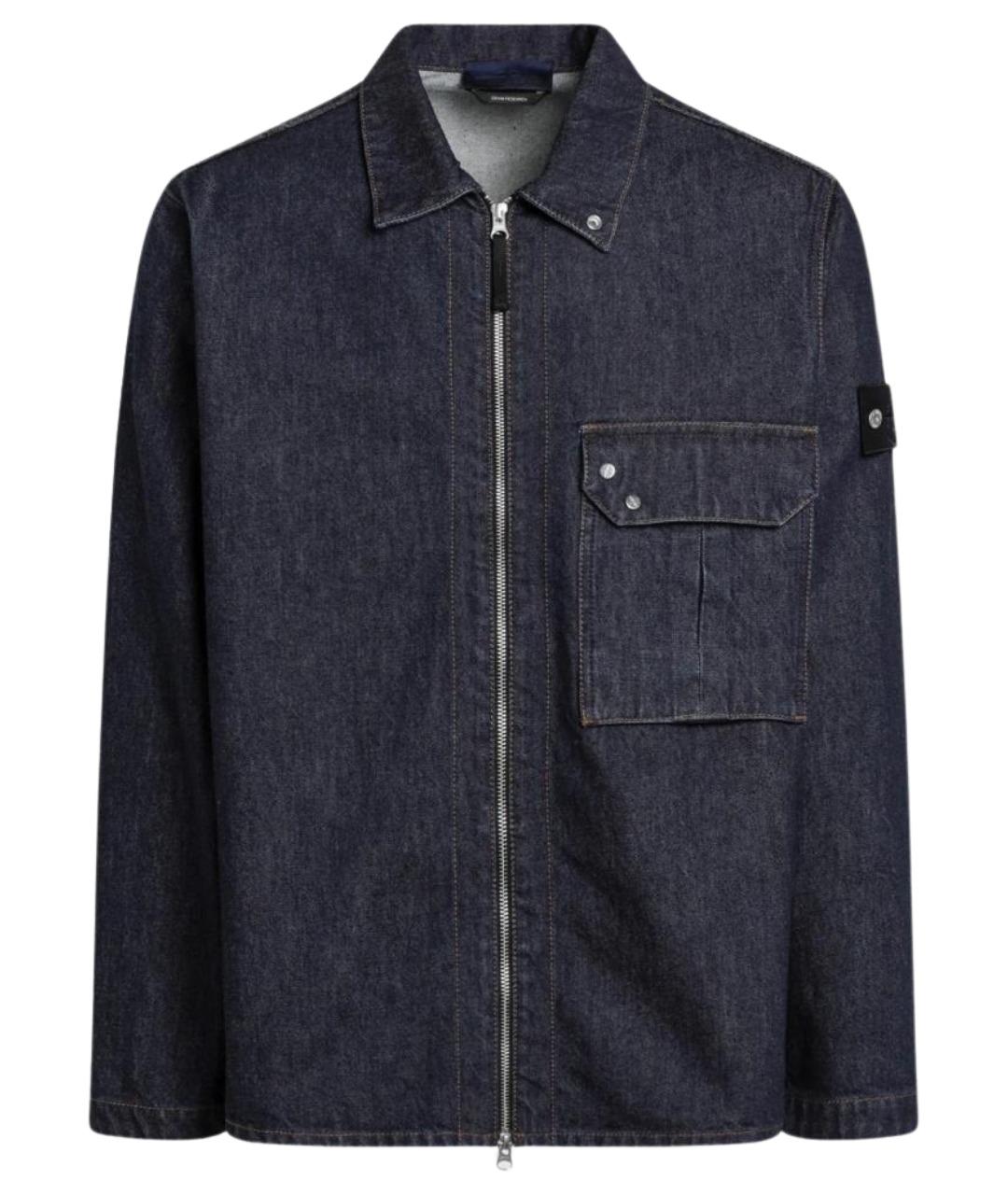 STONE ISLAND Синяя хлопковая куртка, фото 1